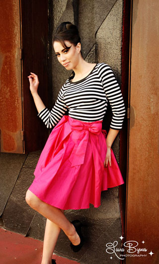 The Audrey Skirt in pink